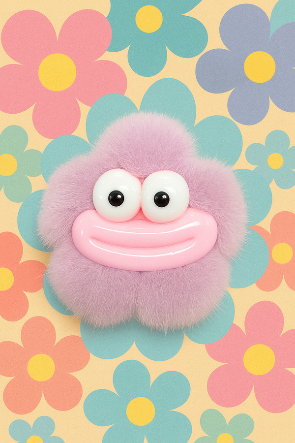 BOCA STORY - Happy Florets - Brooch, Fur Accessory