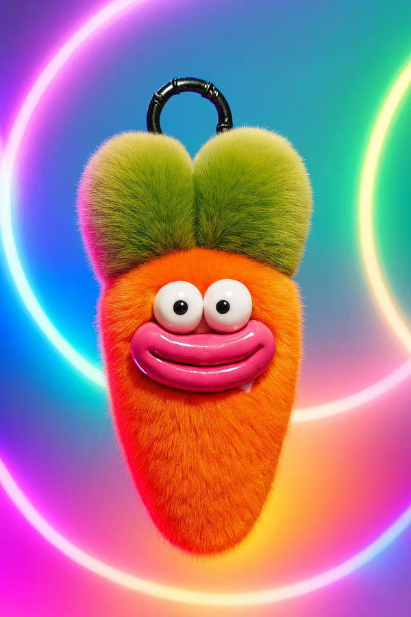 BOCA STORY - Happy Carrot - Keychain & handbag fur charm, handbag accessories