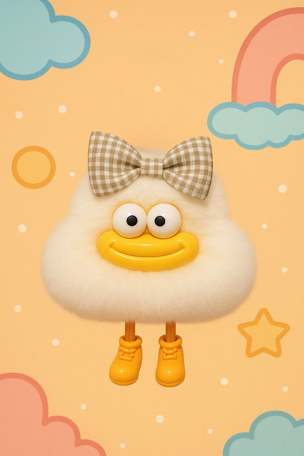 BOCA STORY - Happy Cloud - Keychain & handbag fur charm, handbag accessories