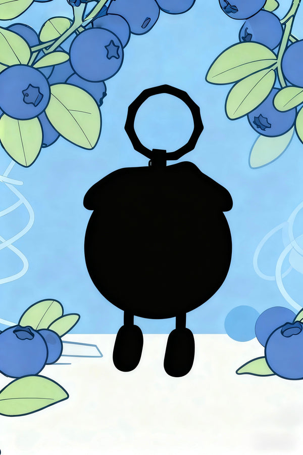 Coming Soon - Happy Blueberry - Keychain & handbag fur charm, handbag accessories